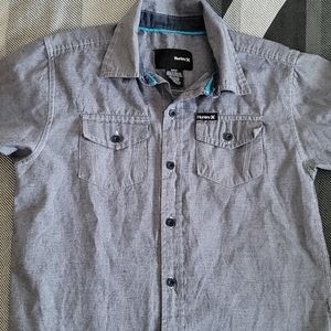 Hurley s/s button down under armor shirt s 8